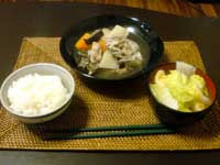 和定食完成!