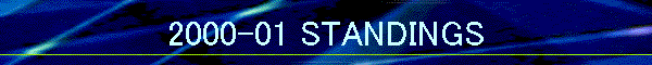 2000-01 STANDINGS