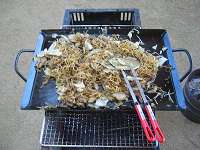 私も焼きそばを作りました。