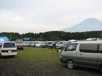 富士山が見えました。
