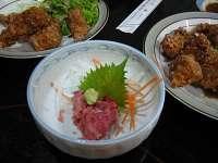 鮪の剥き身です。