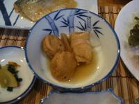 茶巾とガンモ煮です。