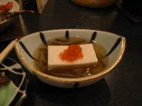 胡麻豆腐です。
