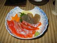 信州サーモン、生芋蒟蒻、海草麺です。