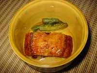 鰻飯蒸しです。