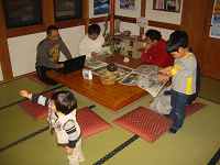 温泉に入った後でマッタリ中〜♪