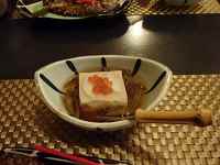 胡麻豆腐・じゅんさい・いくらです。